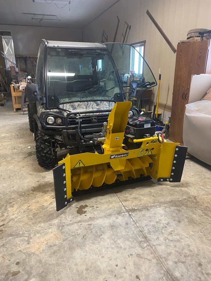 Rammy 155 UTV Snowblower | Clearing Width 61" | Engine 420 cc | 30–60 HP | For UTVs