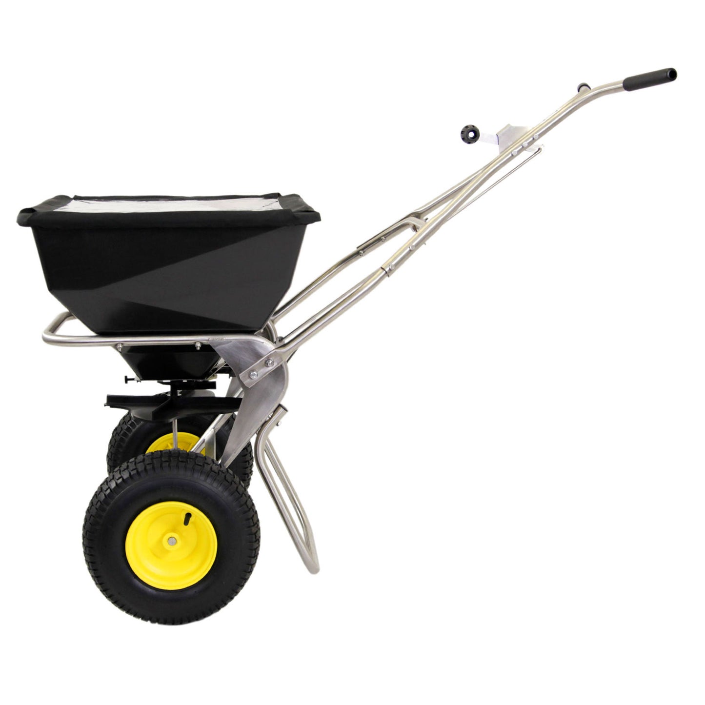 Spyker ERGO-PRO™ 80-lb. Broadcast Spreader | Model SPY80-1S | Spread Width 4'-12' | Wheel Dimensions 13" x 5"