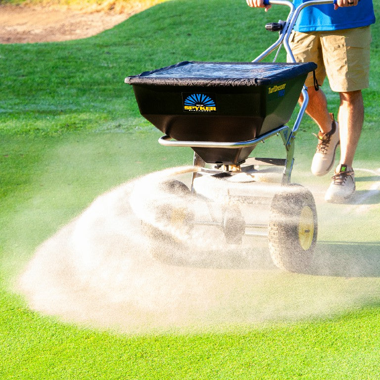 Spyker TurfDresser PRO Spreader | Model SPY80-1S-TD | 12' Spread Width | Hopper Capacity 80 lbs