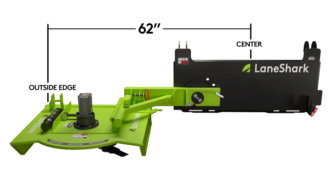 Lane Shark Brush Cutter | Model LS3 | Cutting Width 34" | 5 To 8.5 GPM | 25 To 60+ HP | For Tractors