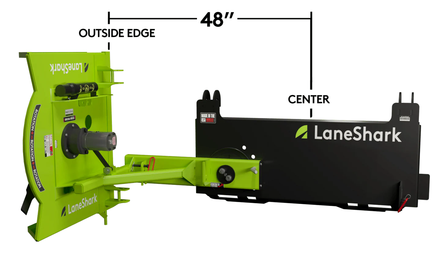 Lane Shark Brush Cutter | Model LS3 | Cutting Width 34" | 5 To 8.5 GPM | 25 To 60+ HP | For Tractors