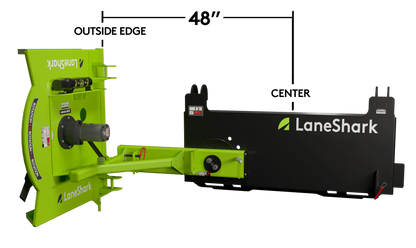 Lane Shark Brush Cutter | Model LS3 | Cutting Width 34" | 5 To 8.5 GPM | 25 To 60+ HP | For Tractors