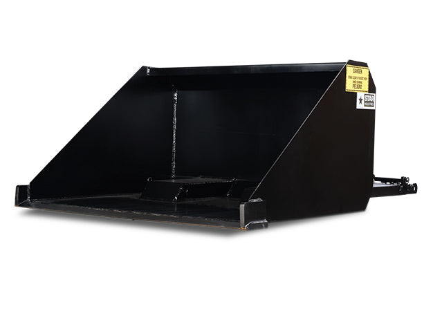 Star Industries Self-Dump Forklift Buckets | Models 1440SD To 1484SDH | Width 45" To 84" | 8 To 30+ GPM | For Forklift