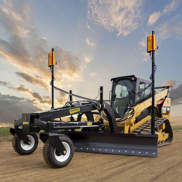 Level Best Grading Blade | Model GB108 | Width 108" | 8–30+ GPM | For Skid Steers & Track Loaders