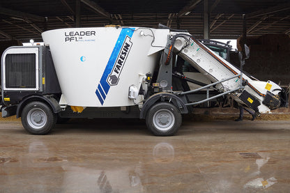Faresin USA Leader PF Full Electric | Model PF Series | Capacity 388–848 ft³ | Battery 91.3–137 kWh | For Sustainable Farming & Livestock Nutrition