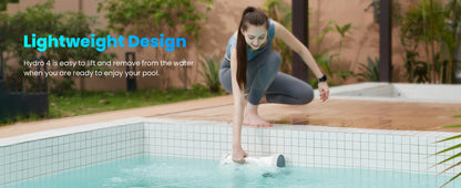 Chasing Cleaner Hydro 4 Corded Robotic Pool Cleaner | Pool Size 1,614 Sq.ft | Flow Rate 320 L/min
