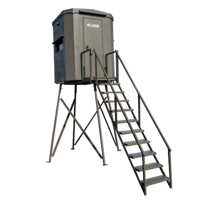 ASF Deer Hunting Box Blind | Dimensions 60"x60" inches | Stand Size 3' To 10' Ft | For Deer Hunting