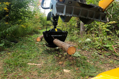 Baumalight Mini Skid-Steer Log Grapple w/ Rotator | Model LMR316G | Width 34" | 5-20 GPM | For Mini Skid Steers