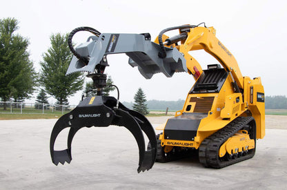 Baumalight Mini Skid-Steer Log Grapple w/ Rotator | Model LMR316G | Width 34" | 5-20 GPM | For Mini Skid Steers