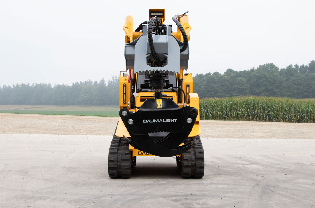Baumalight Mini Skid-Steer Log Grapple w/ Rotator | Model LMR316G | Width 34" | 5-20 GPM | For Mini Skid Steers