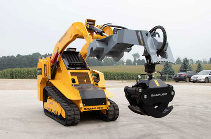 Baumalight Mini Skid-Steer Log Grapple w/ Rotator | Model LMR316G | Width 34" | 5-20 GPM | For Mini Skid Steers