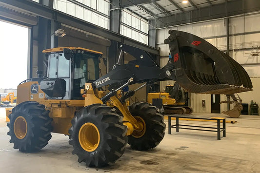 Solesbee’s | Loader Rake Assembly | Models SERL Series | Width 93" To 130" Inches | Forged Alloy Steel Teeth | Pin-On & Quick-Hitch Mount | Hydraulic Flow 15 To 25 GPM | For Loaders