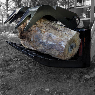 Loflin Fabrication Root Grapple | Medium Duty | Widths 60" To 72" | Hydraulic Flow 10 To 15 GPM | For Skid Steer