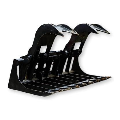 Loflin Fabrication | Root Grapple | Standard Duty | Widths 60" To 84" | Hydraulic Flow 10 To 20 GPM | For Skid Steer