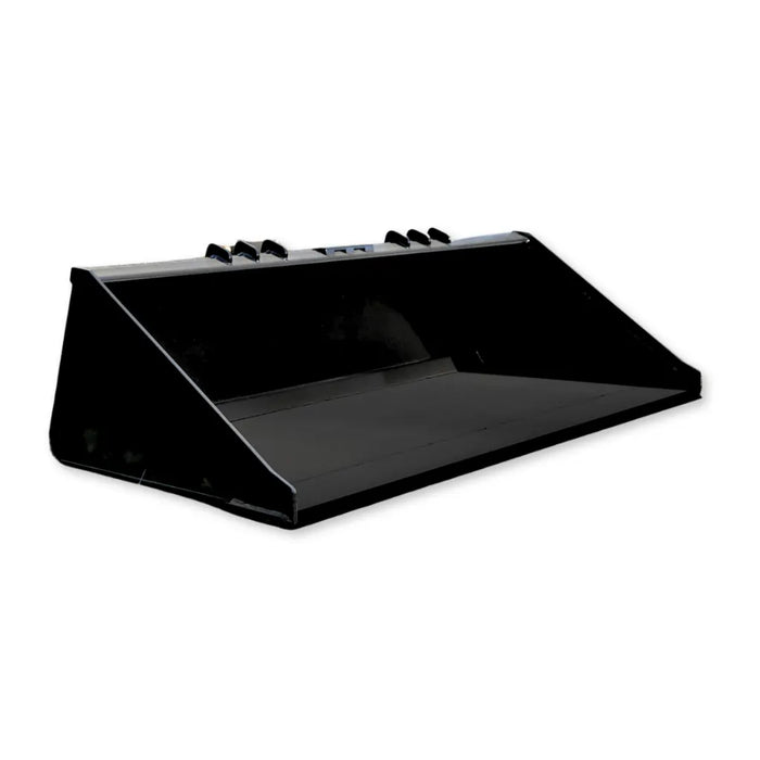 Loflin Fabrication | XHD Low Profile Bucket | 6" Longer Bottom | 60"-84" Width | 70+ Horsepower | For Skid Steers & Track Loaders