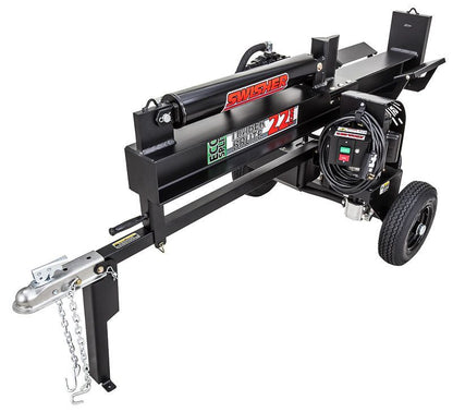 Swisher Timber Brute Eco Split 22 Ton Electric Log Splitter | Model LS22E | 25" Opening | 120V Electric Motor | Hydraulic Flow 10 to 30 GPM | Horsepower 15 To 50+ HP | For Skid Steers & Tractors
