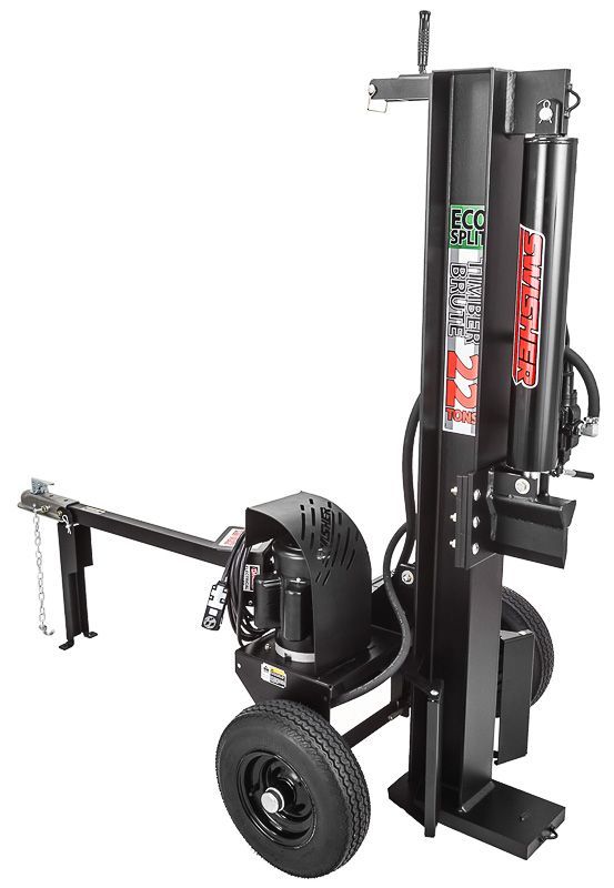 Swisher Timber Brute Eco Split 22 Ton Electric Log Splitter | Model LS22E | 25" Opening | 120V Electric Motor | Hydraulic Flow 10 to 30 GPM | Horsepower 15 To 50+ HP | For Skid Steers & Tractors