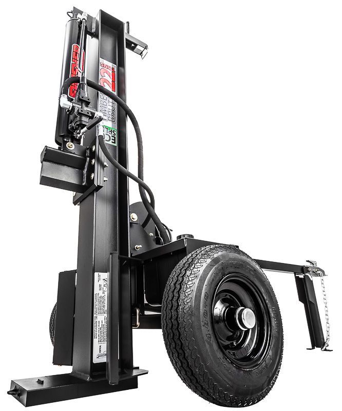 Swisher Timber Brute Eco Split 22 Ton Electric Log Splitter | Model LS22E | 25" Opening | 120V Electric Motor | Hydraulic Flow 10 to 30 GPM | Horsepower 15 To 50+ HP | For Skid Steers & Tractors