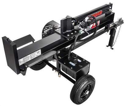 Swisher Timber Brute Eco Split 22 Ton Electric Log Splitter | Model LS22E | 25" Opening | 120V Electric Motor | Hydraulic Flow 10 to 30 GPM | Horsepower 15 To 50+ HP | For Skid Steers & Tractors