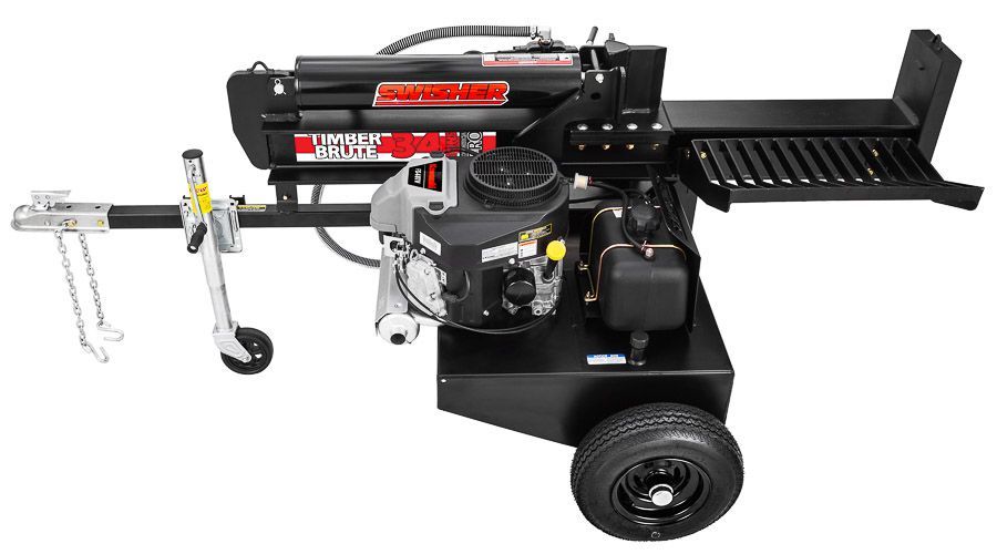 Swisher Timber Brute Commercial Grade Log Splitter | Model LSED14534 | 25" Log Opening | Hydraulic Flow 12 To 20 GPM | Horsepower 15 To 40 HP | For Skid Steers & Tractors