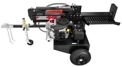 Swisher 34 Ton Timber Brute Log Splitter | Model LSED14534 | 14.5 HP Kawasaki Engine | 25″ Log Opening | Horizontal/Vertical Splitting | Road Towable
