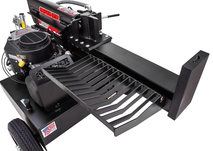 Swisher Timber Brute Commercial Grade Log Splitter | Model LSED14534 | 25" Log Opening | Hydraulic Flow 12 To 20 GPM | Horsepower 15 To 40 HP | For Skid Steers & Tractors