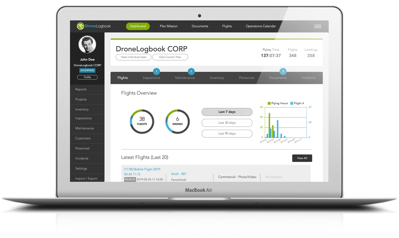 DroneLogbook-Simplify Your Drone Operations