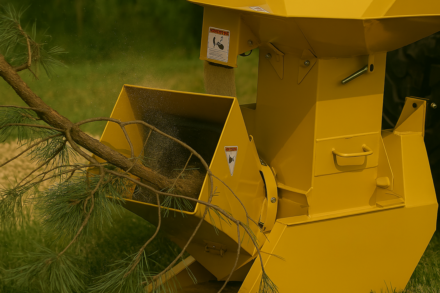 Wallenstein | Wood Chipper/Shredder | Models BXM42 & BXM32 | Rotor Diameter 18" & 25" | Chipping Capacity 3" & 4" | Horsepower 12-85 HP | For Tractors