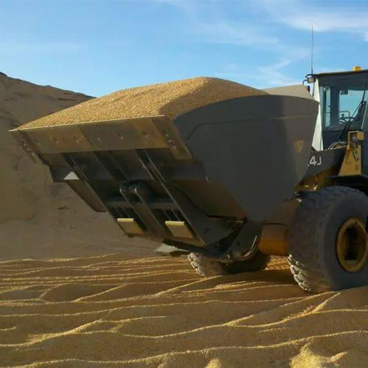 MAXX Rollout Bucket With Bolt-On Cutting Edges For Skid Steer