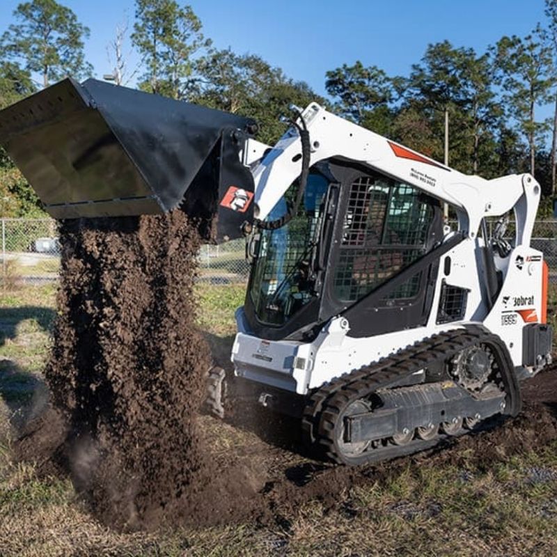 McLaren Industries 4-in-1 Bucket | Model 60X804X60 To 60X804X84 | Width 60" To 84" | 15 To 25 GPM | For Skid Steer