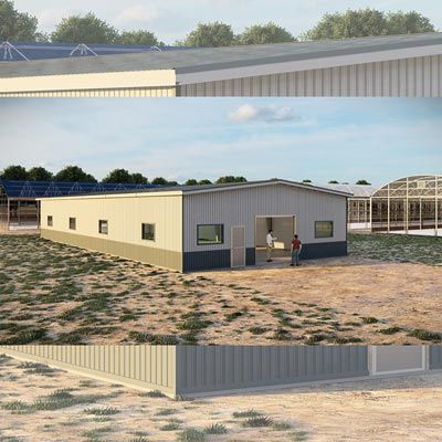FarmTek ClearSpan HD Enclosed Metal Building System | Heavy-Duty, Weather-Resistant Structure For Storage & Agriculture
