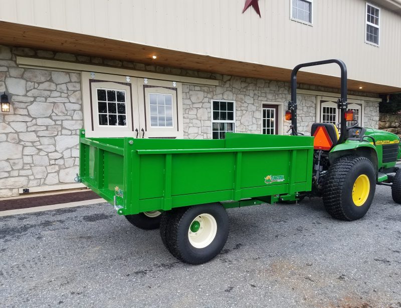 TurfTime 6,000lb Dump Trailer 2yd Capacity DT-6 For Tractor
