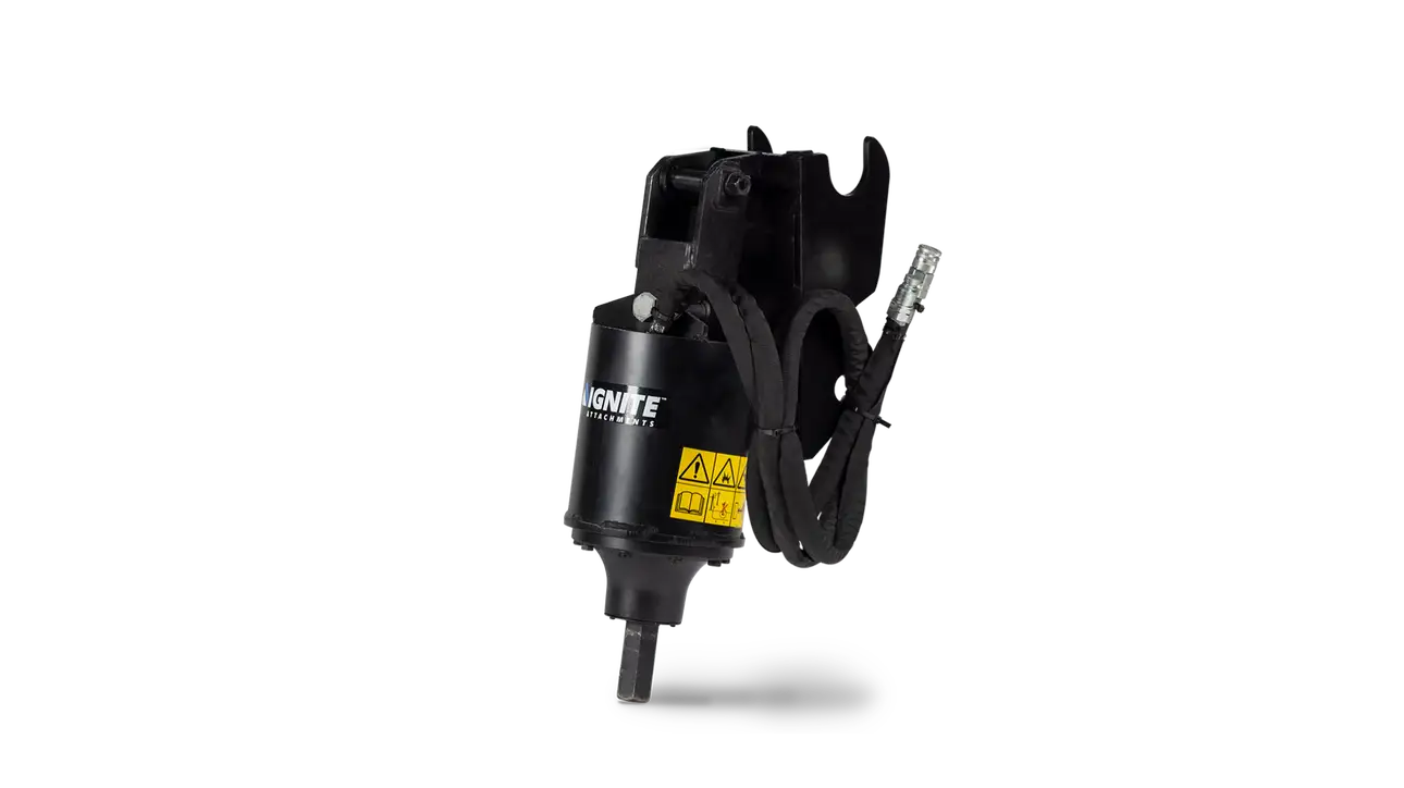 Ignite Attachments Auger | Model MEX 210PH | Drilling Depth 56" | Max Bit Diameter 36" | Machine Size 5-6 Tons | For Mini Excavator