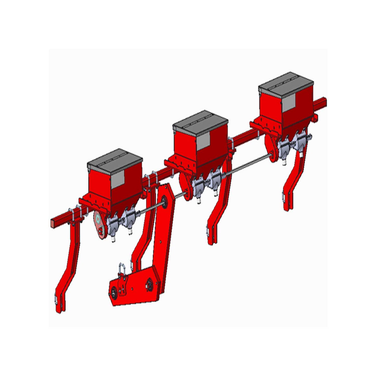 TOSCANO | Pneumatic Seeder Telescopic Folding – Disc Type | Model 8 Rows | Total Width 19.03 Feet | HorsePower 130-160 HP | For Tractor