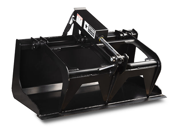 Star Industries Skeleton Bucket, Root Grapple & Grapple Bucket | MI-44 | Width 44" | 20 GPM | For Mini Skid Steers