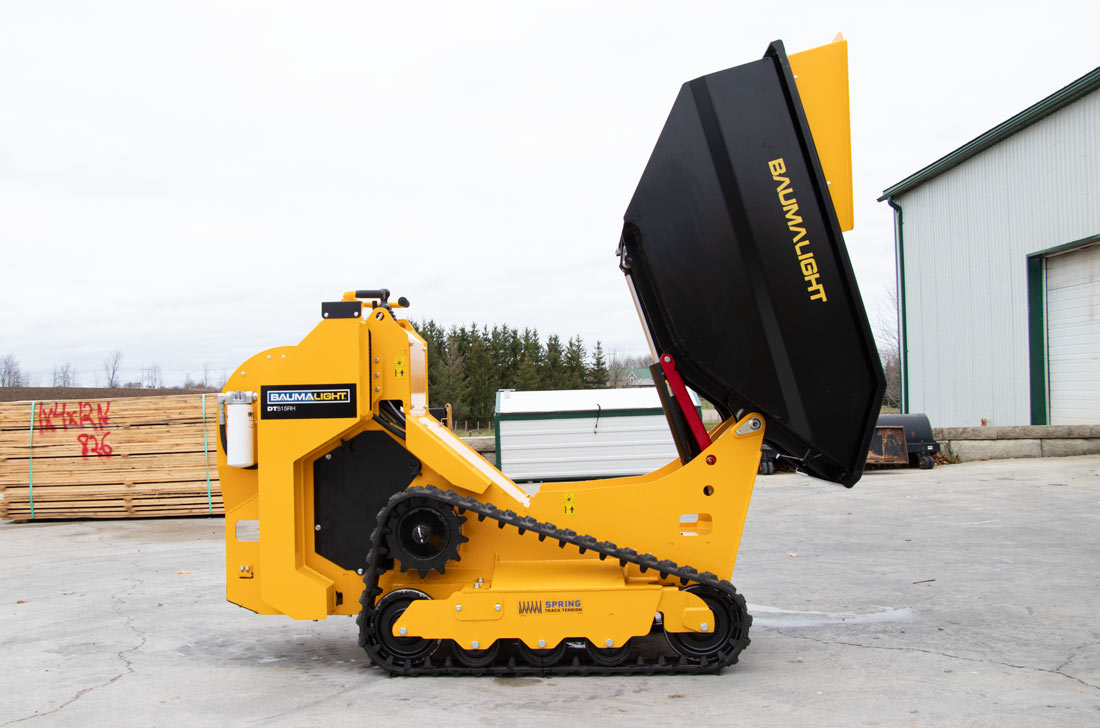 Baumalight Mini Dumper | Model DT515RH | Tracked | 22.1 HP Honda GX690 | 0.5 yd³ Liquid Capacity | 35.8" Width