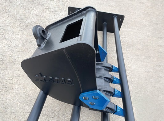 Star Industries Buckets-Tooth | Models 910-10T To 910-36T | Width 10" To 36" | 1–8 Tons | For Mini Excavator