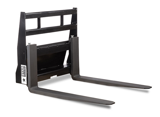 Star Industries Mini Skid Steer Forks & Frames | Forks Width 36" & 42" | Fork Frame 30.5" | 10–35 GPM | For Mini Skid Steers