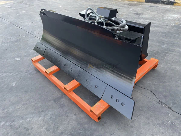 Bedrock Attachments 6-Way Blade | Width 79" | Model SK6W-79 | Hydraulic Flow Range: 42-86 L/min (11-23 GPM) | For Skid Steer