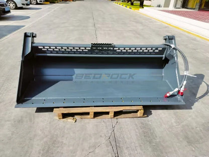 Bedrock Attachments Multipurpose Bucket | Width 78" | Model SKMPB-78-E | Cutting Edge | Hydraulic Flow Range: 15-25 GPM | For Skid Steer