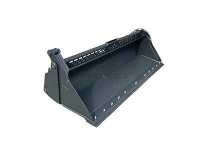 Bedrock Attachments Multipurpose Bucket | Width 84" | Model SKMPB-84-E | Cutting Edge | Hydraulic Flow Range: 15-25 GPM | For Skid Steer