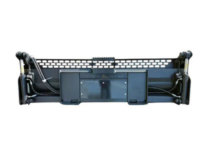 Bedrock Attachments Multipurpose Bucket with Teeth | Width 84" | 9 Teeth | Hydraulic Flow Range: 15-25 GPM | For Skid Steer