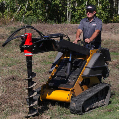 Eterra Attachments Auger Attachment | 2500 & 3500 Auger Drive | 4”-36” Bit Compatibility | High-Torque Drilling | Hydraulic Flow Rate 7-25 GPM | For Mini Skid Steers