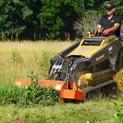 Eterra Attachments Sidewinder Flail Mower | Blade Style Y-Knife Blades | Range 8-26 GPM | Cut Capacity 2” Standard | For Mini Skid Steers