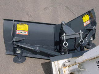 HitchDoc Kwik Heavy Duty Professional V-Blade (without float) | Width 72”-108” inches | Horsepower 50+ HP | For Skid Steers
