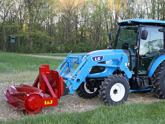 I&J Roller Crimpers | 15.5' Cover Crop Rollers | Model 915 & 915TSH  | Available in 6-row | 3pt & Narrow Transport Trailed | 90 HP | For Tractors