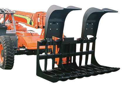 Star Industries Root Grapple Bucket | Models 170-66 To 170DG-84 | Size 66" To 84" | 8 To 30+ GPM | For Skid Steer