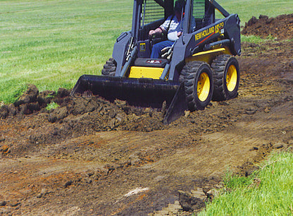 Star Industries HD Low Profile Dirt Buckets w/ Teeth | LP22A-T Series | Width 60" - 84" | 15–40 GPM | For Skid Steers