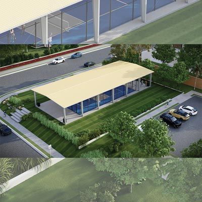 FarmTek ClearSpan HD Pavilion Metal Building System