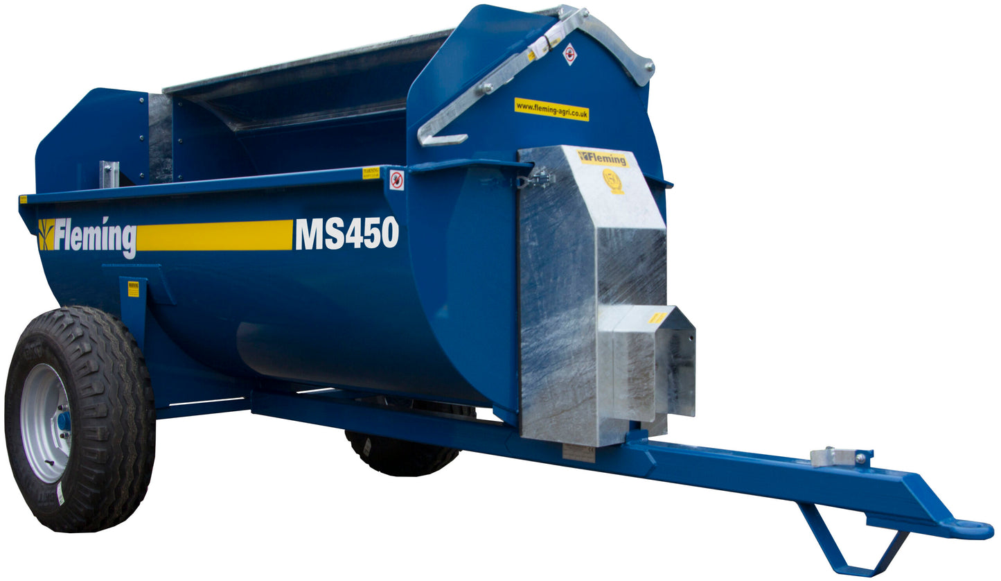 Fleming Muck Spreader | Model MS450 | Width 73" | 40 HP | For Tractors & Loaders